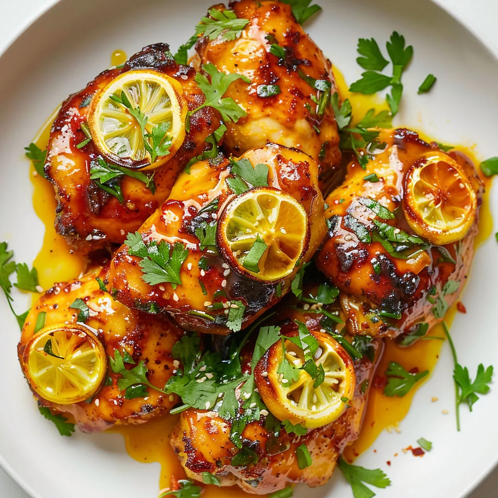 Délicieux poulet au citron inspiré Ottolenghi