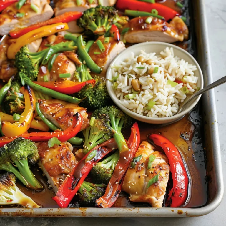 Délicieux poulet sauté, accompagné de légumes croquants asiatiques.