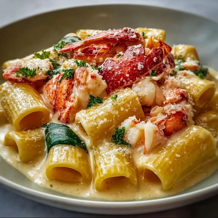 Délicieux rigatoni homard: recette sauce parmesan maison!