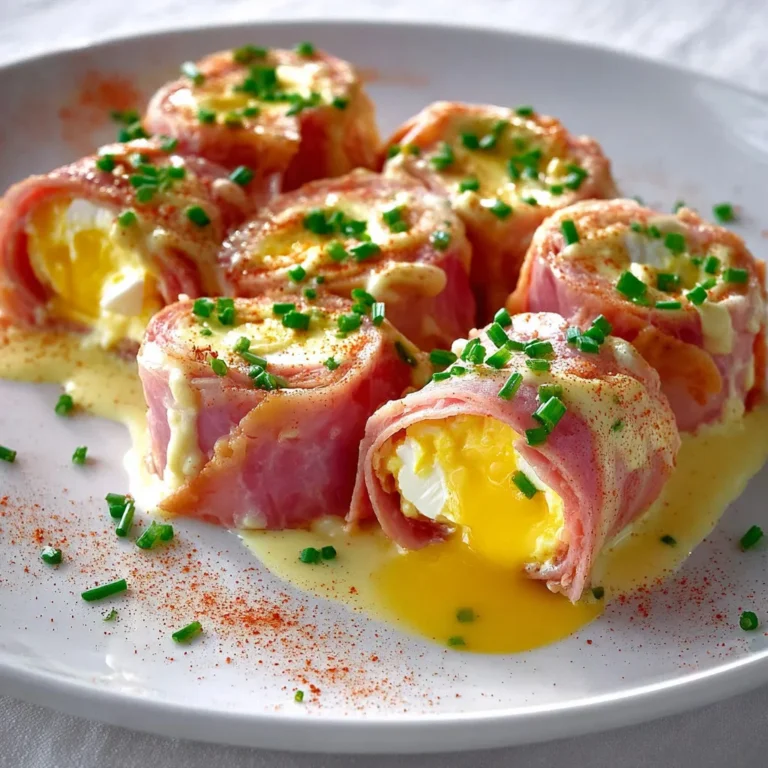 Délicieux rouleaux jambon farcis œufs mimosa : recette facile