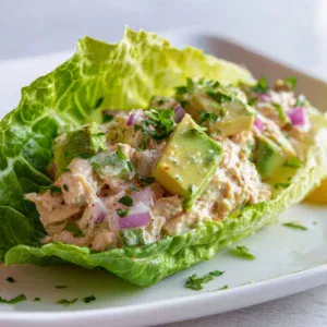 Délicieux rouleaux: laitue, poulet, avocat!