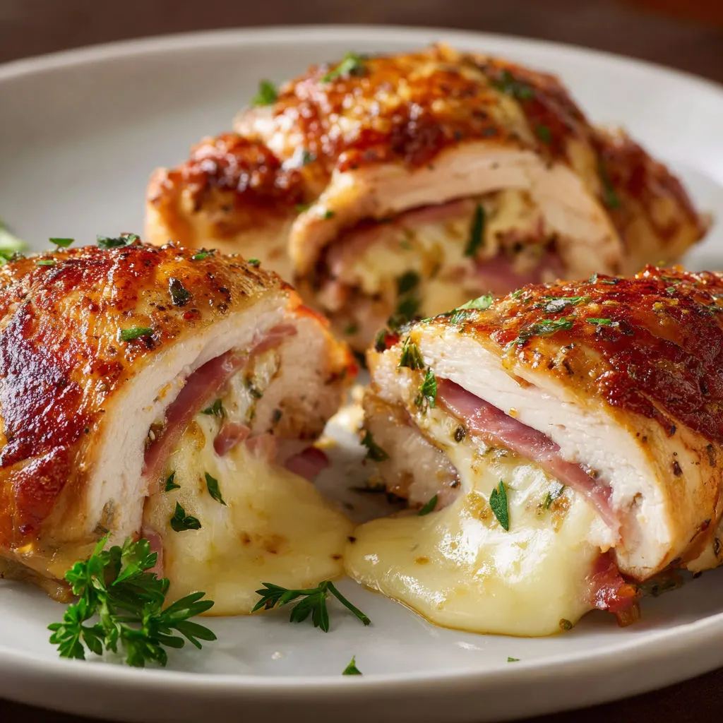 Délicieux rouleaux poulet jambon fromage: recette savoureuse et facile