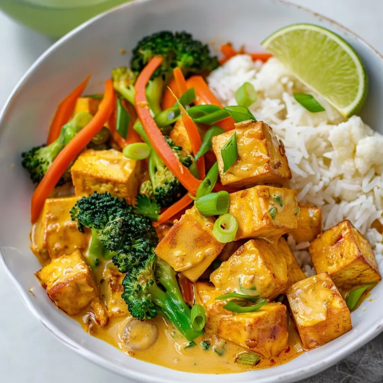 Délicieux sauté de tofu parfumé au cari!