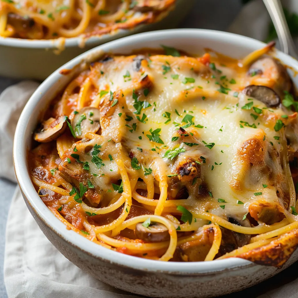 Délicieux spaghettis gratinés au veau : recette facile et savoureuse