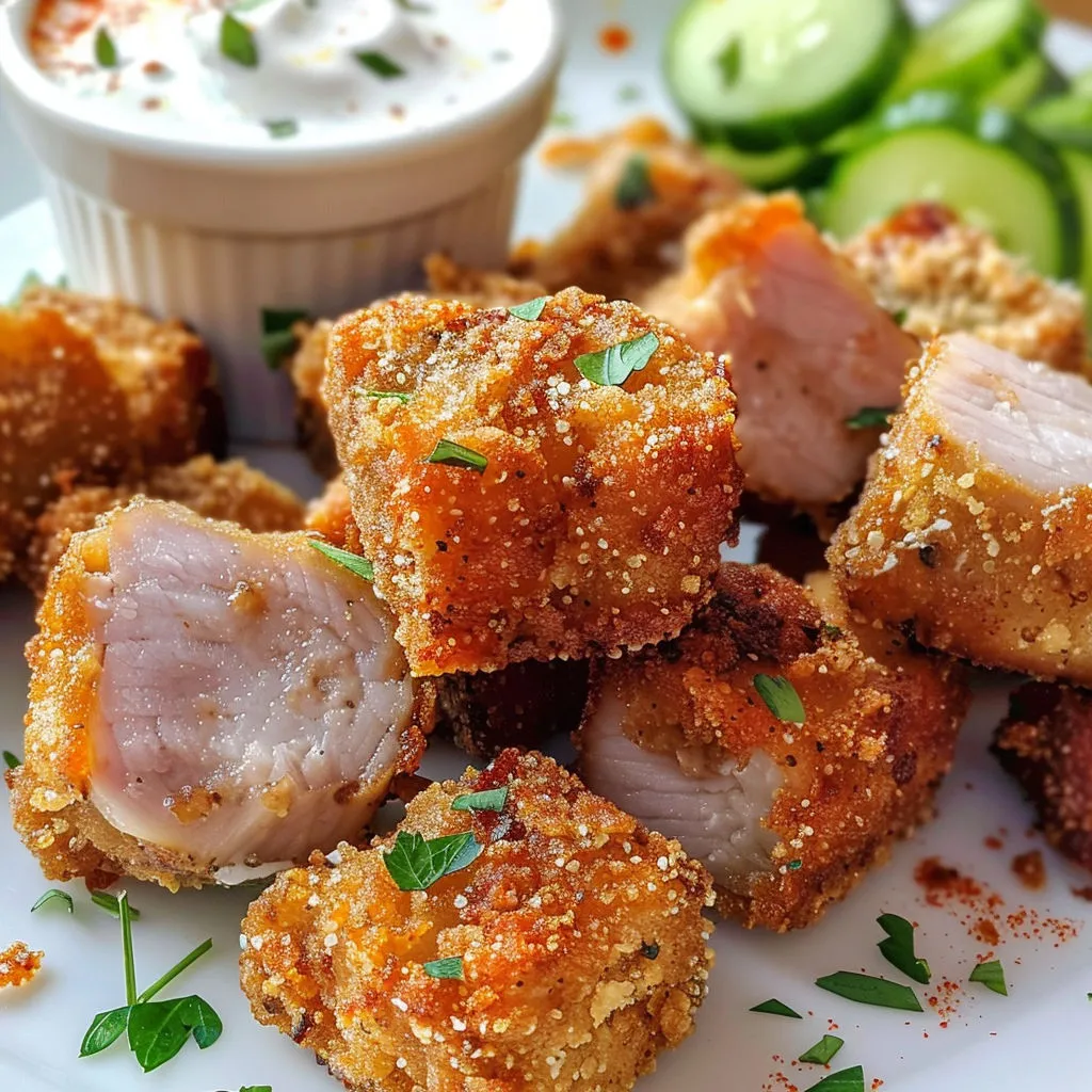 Filet de porc croustillant au yogourt: recette savoureuse et facile