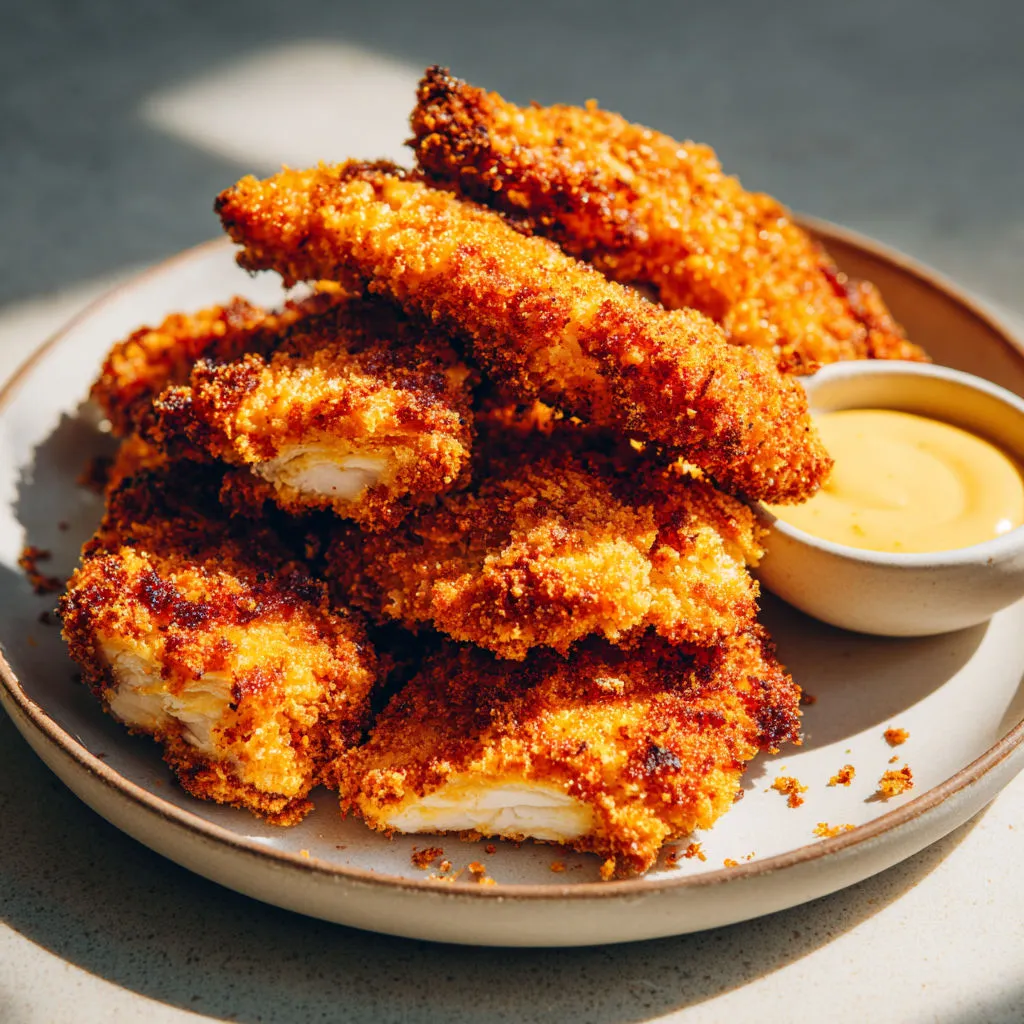 Filets de poulet panés croustillants maison