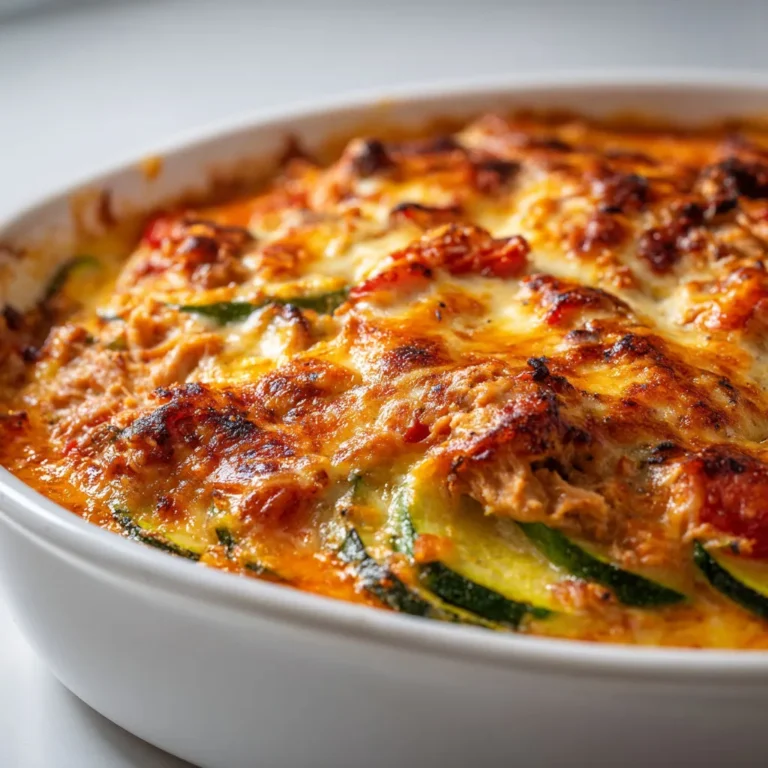Gratin de courgettes au thon : recette savoureuse et facile