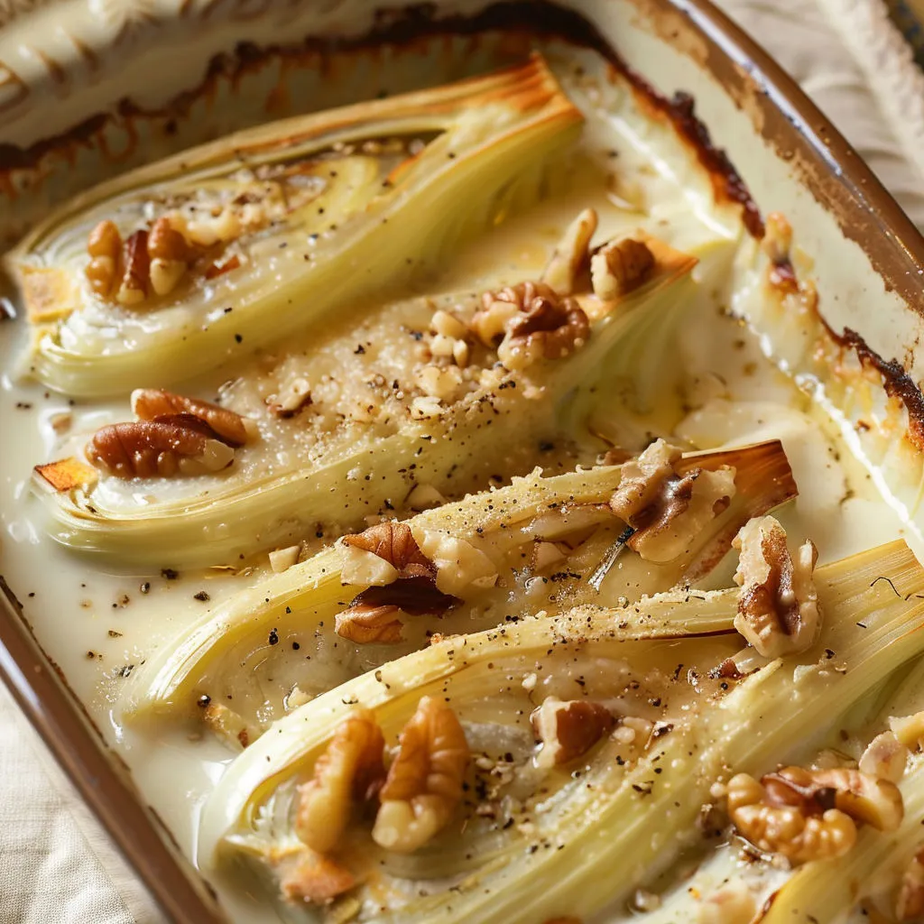 Gratin d'endives au Roquefort : recette savoureuse et facile
