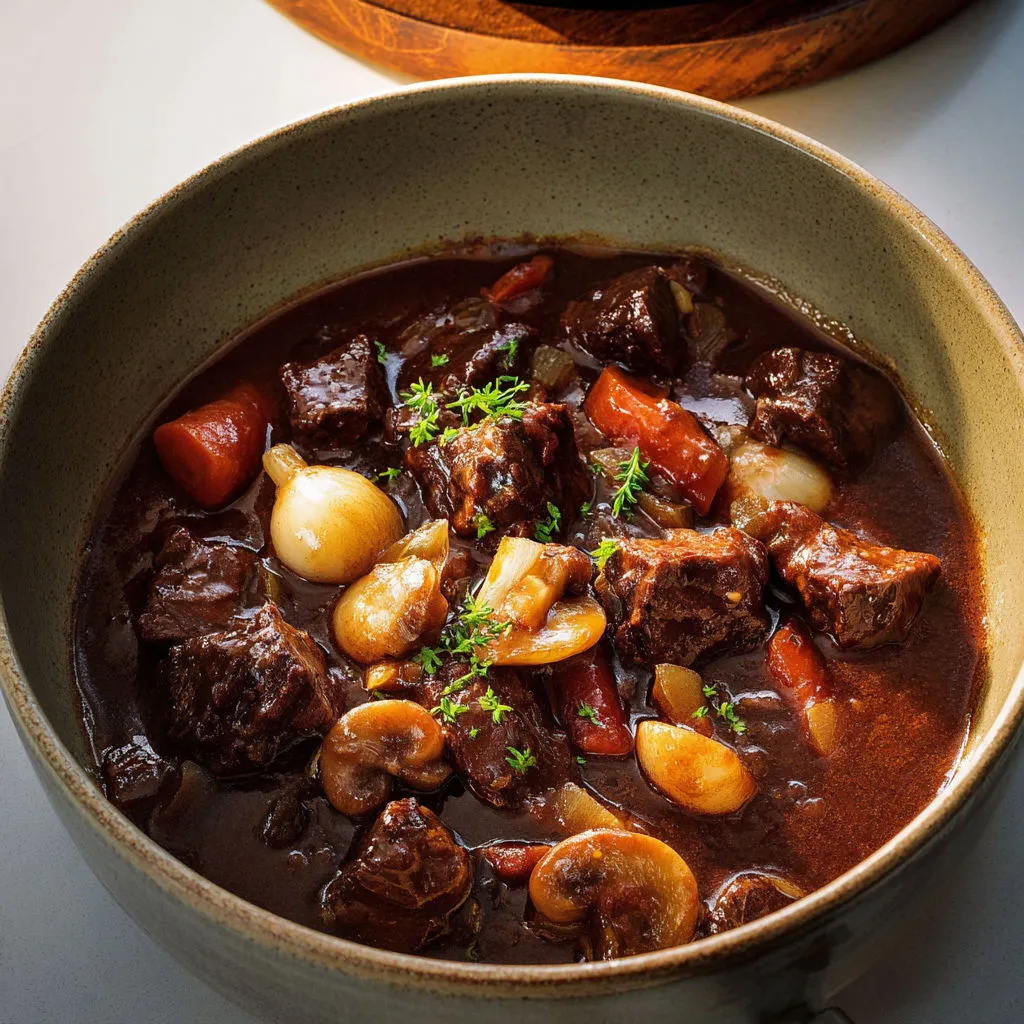 Recette boeuf bourguignon maison: savoureuse et facile!