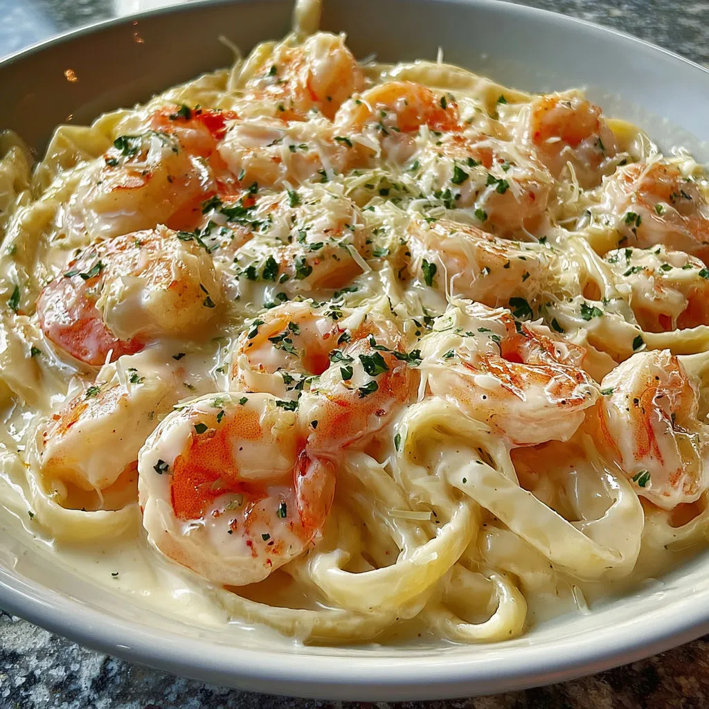 Recette: Crevettes Alfredo onctueuses prêtes en quelques étapes