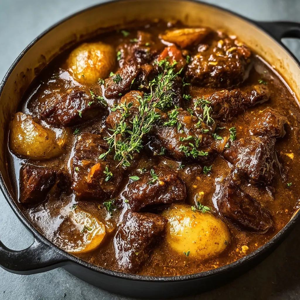 Recette de Carbonade Flamande à la Bière Blonde