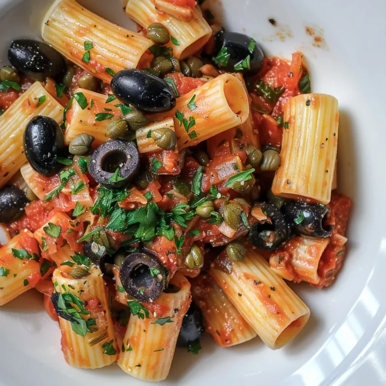 Recette facile de pâtes à la sauce puttanesca maison