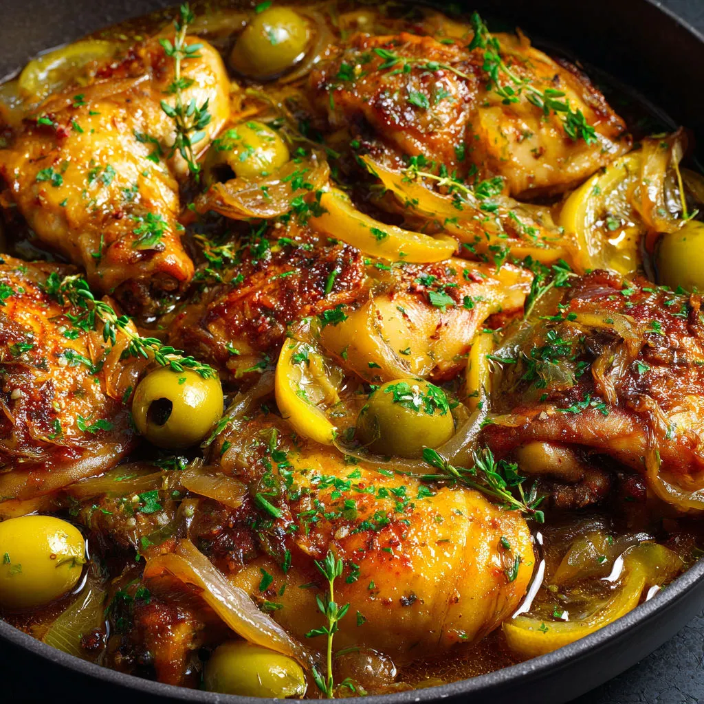 Recette Poulet Citron Olives: Savoureux Plat Signé Etchebest