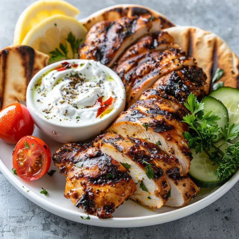 Recette Poulet Grecque: Marinade Yaourt Citron et Herbes