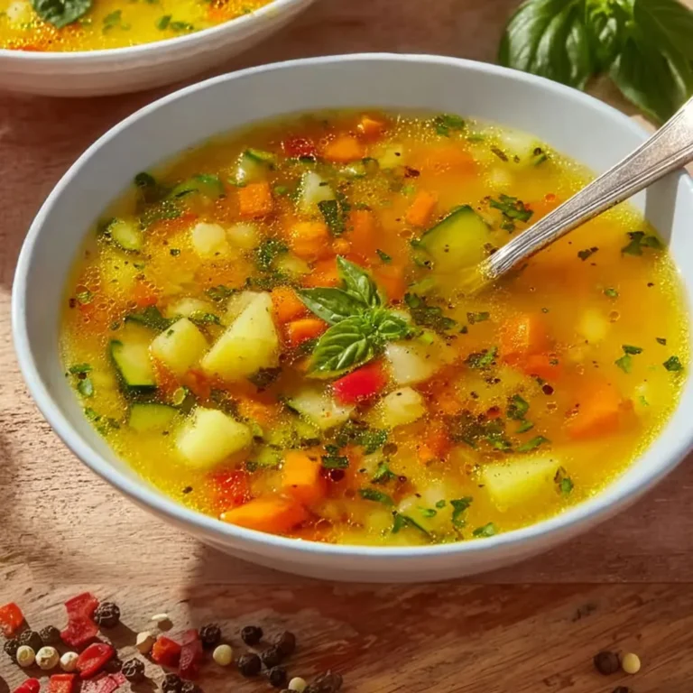 Recette rapide de soupe aux légumes savoureuse