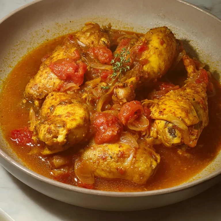 Recette savoureuse de cari de poulet réunionnais.