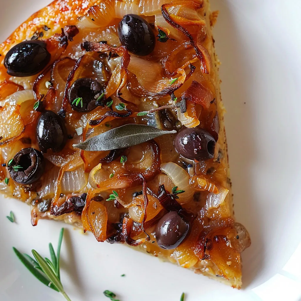 Recette savoureuse de Pissaladière avec anchois et olives