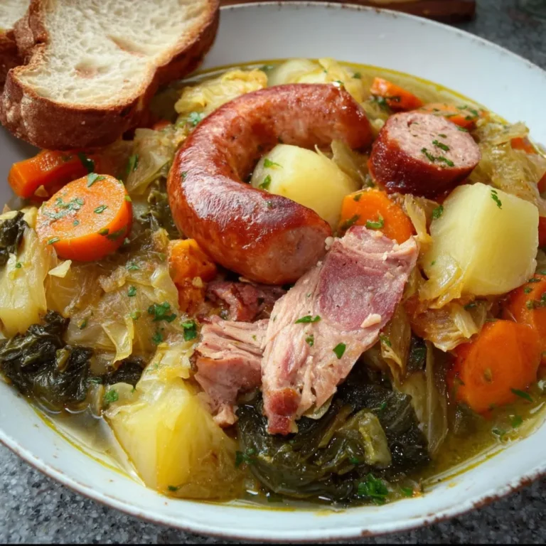 Recette traditionnelle de la Potée Auvergnate réconfortante et savoureuse