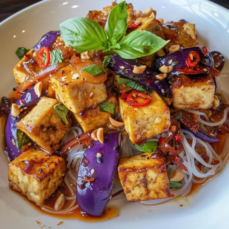 Recette végétarienne: Aubergines croustillantes au tofu aigre-doux