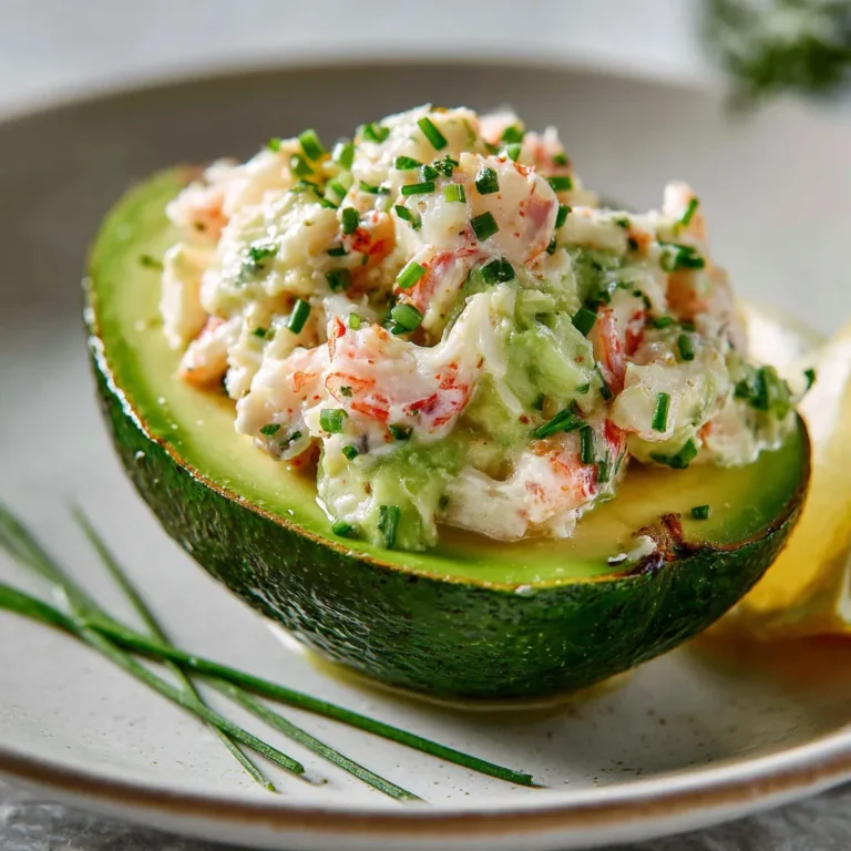 Salade avocat farci aux crevettes: recette fraîche et délicieuse