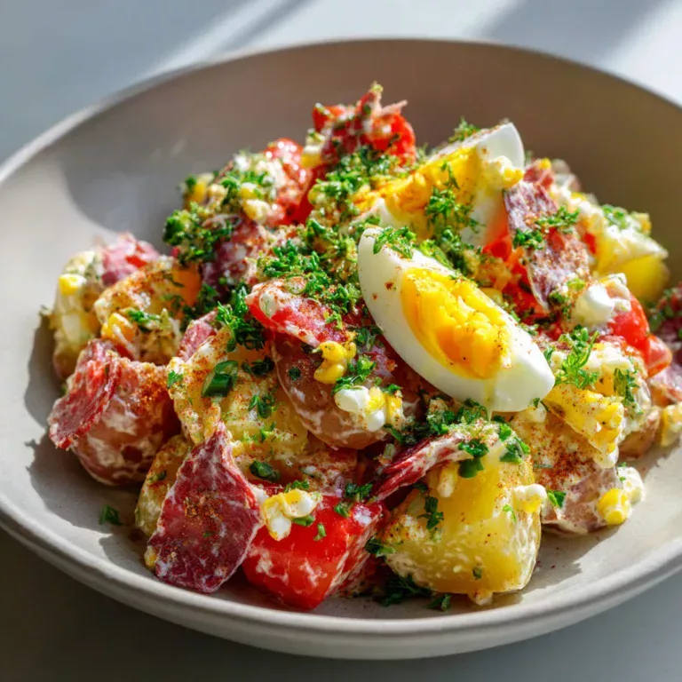 Salade de pommes de terre à la piémontaise