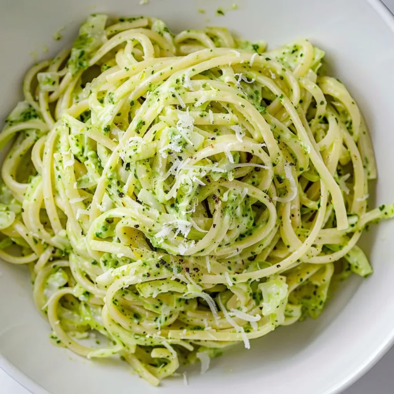 Salade de spaghettis au chou croquante et délicieuse
