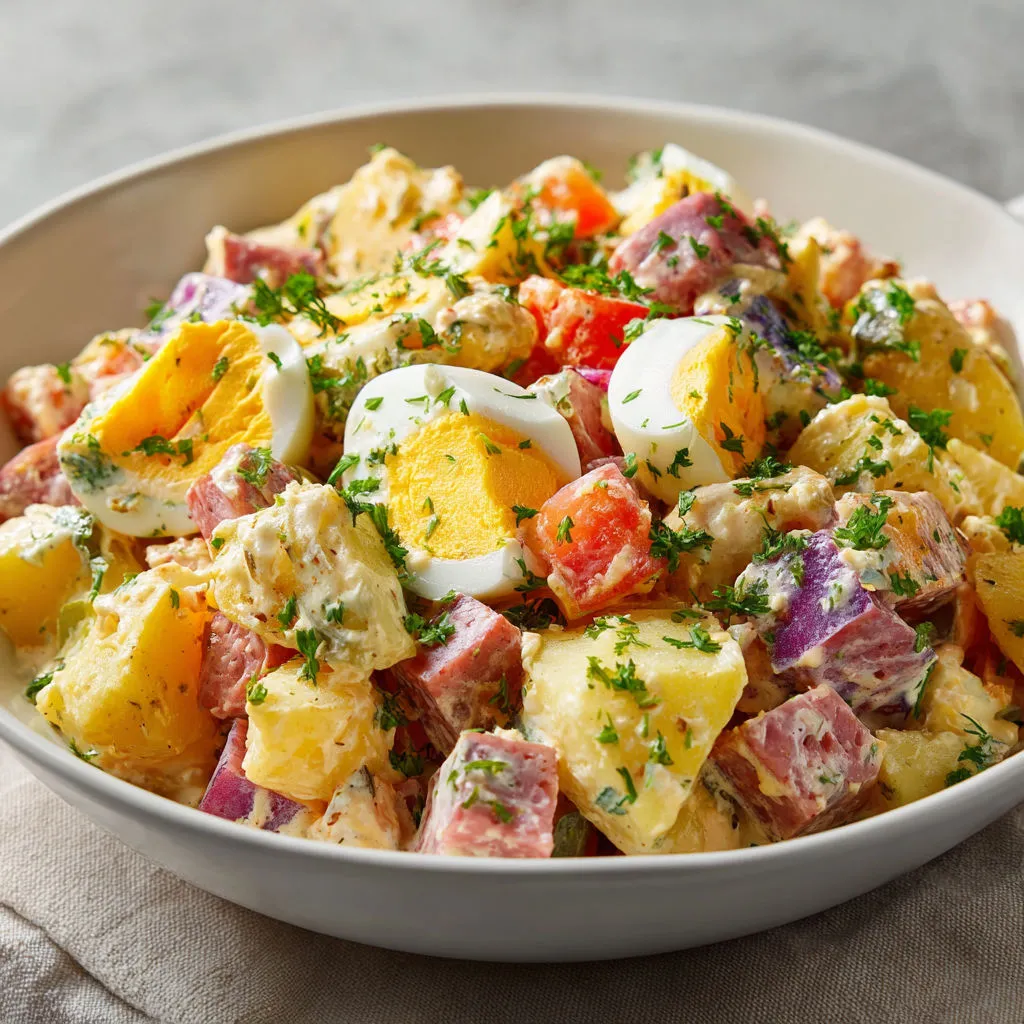 Salade piémontaise traiteur: recette savoureuse et facile à préparer