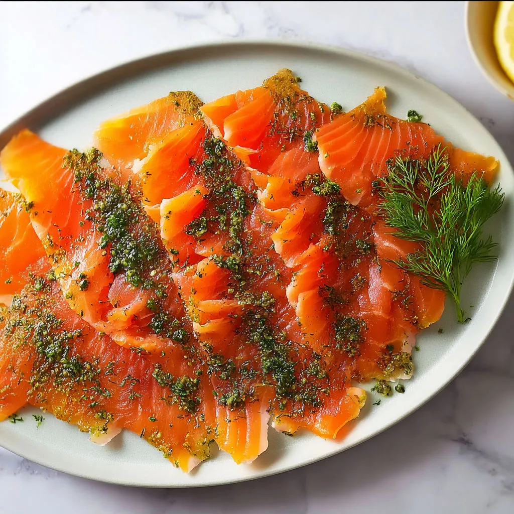 Saumon Gravlax: Recette Fraîcheur Aneth Citron