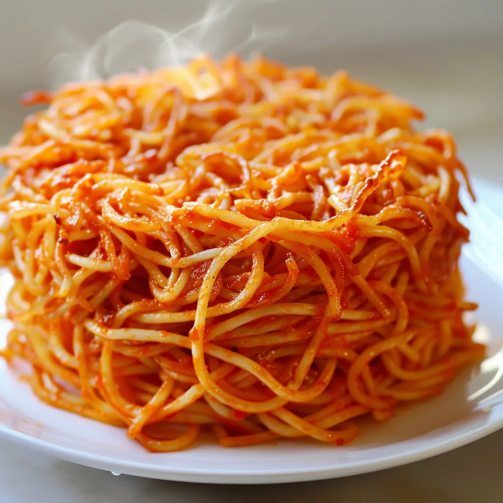 Spaghettis croustillants: recette pour éviter les pâtes collées