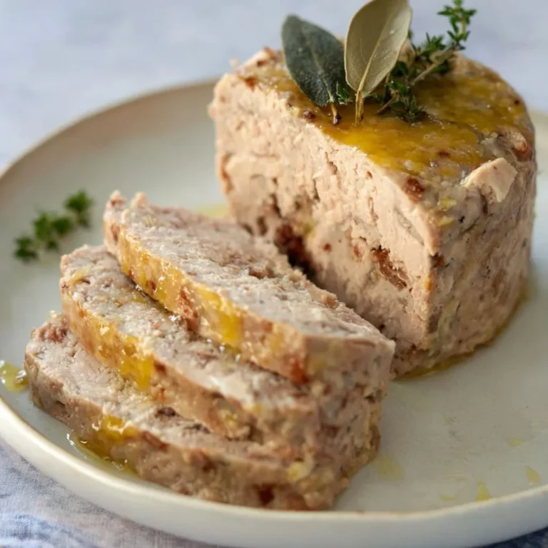 Terrine de volaille au lard et cognac