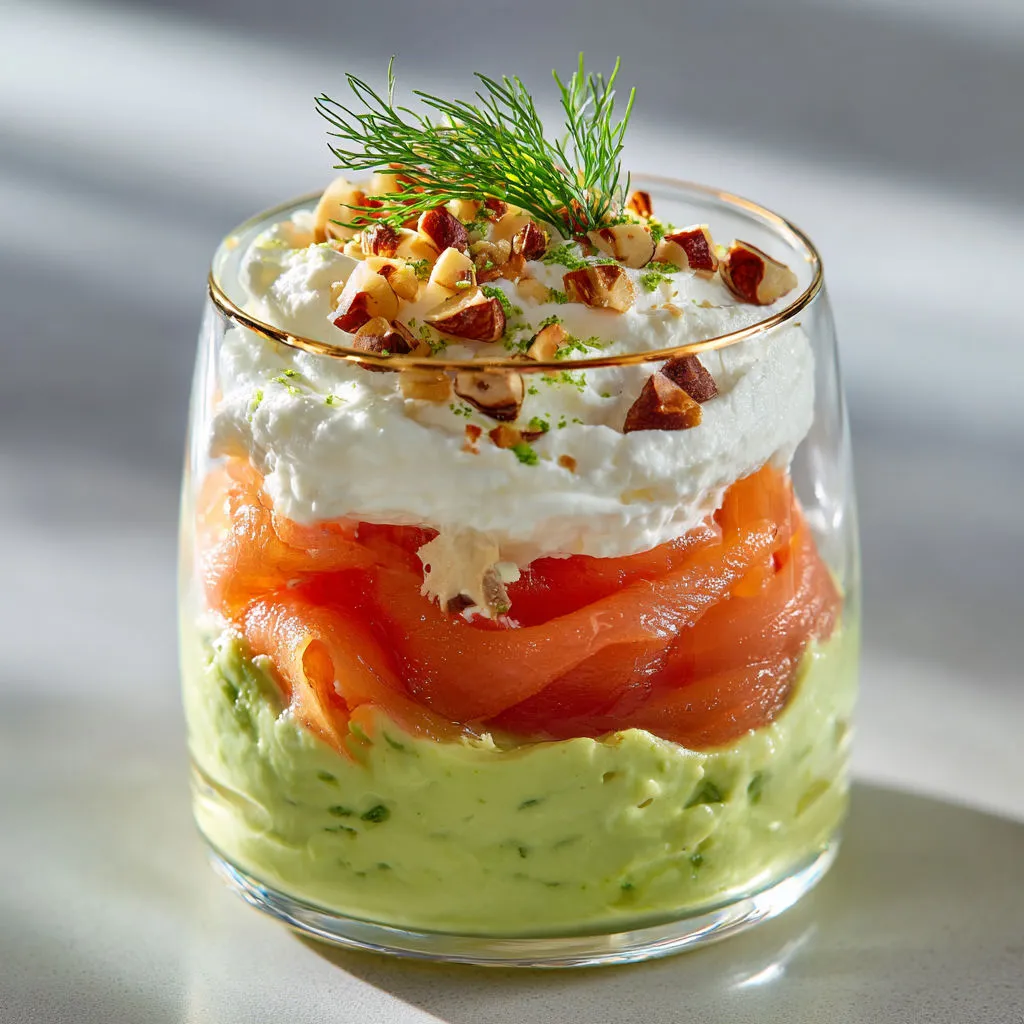 Délice Saumon Fumé Avocat : Recette Verrines Facile