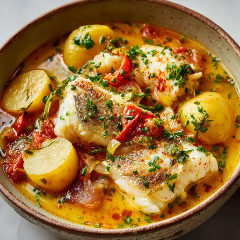 Délicieuse bouillabaisse de cabillaud au safran et tomate