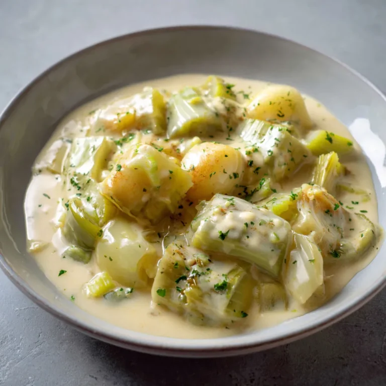 Délicieuse recette de blanquette de poireau au poiré