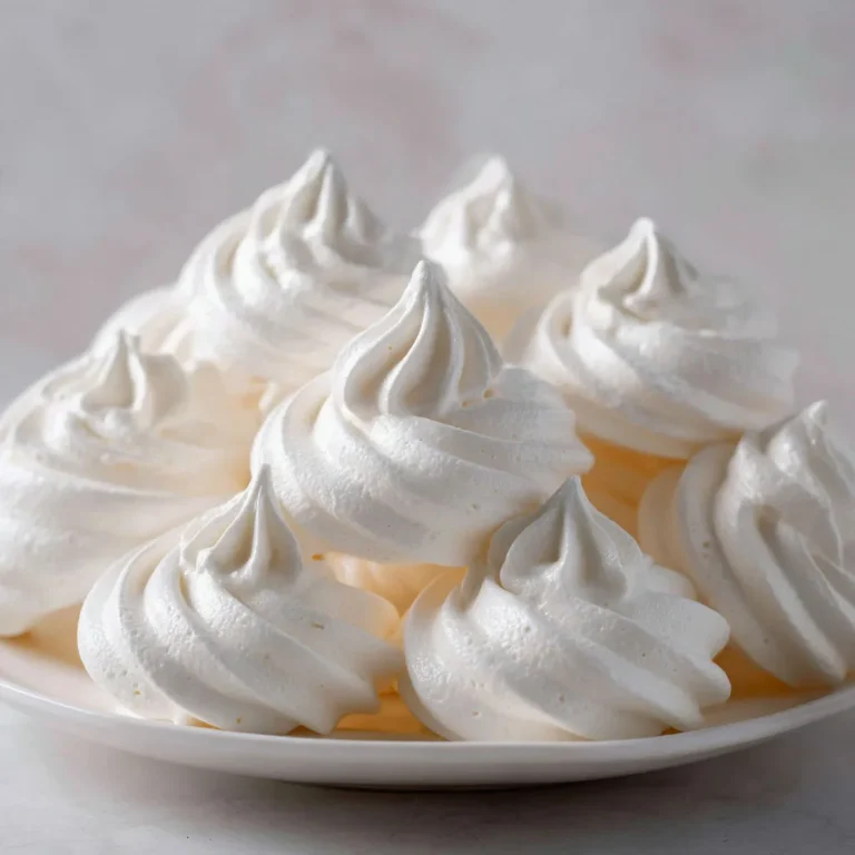 Délicieuse recette de meringue française à basse température