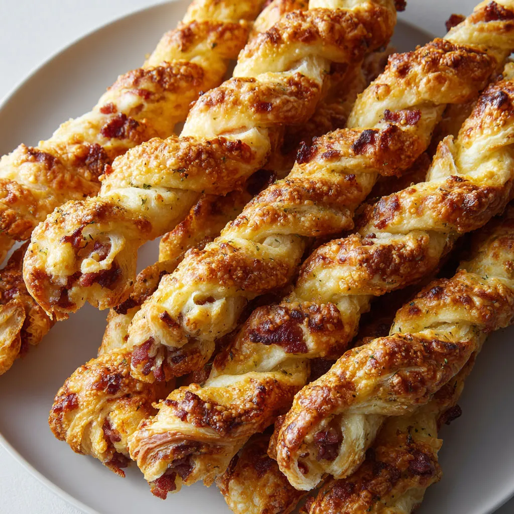 Délicieuses torsades feuilletées au fromage pour un apéritif gourmand