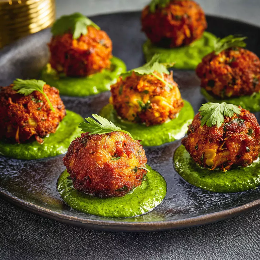 Délicieux acras au thon et artichauts en sauce