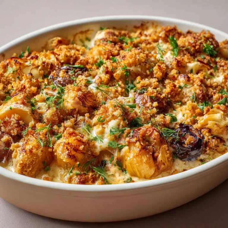 Délicieux crumble de légumes anciens fait maison