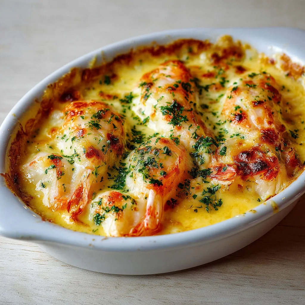 Délicieux Gratin de Langoustines au Safran