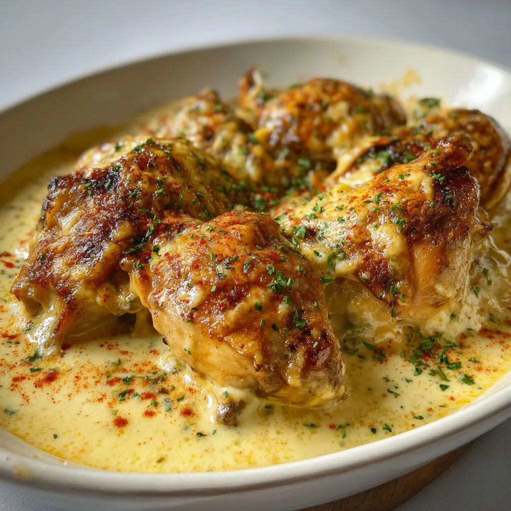 Délicieux Poulet Gaston Gérard au fromage, une recette savoureuse