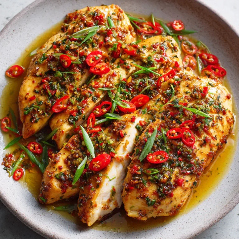 Délicieux poulet épicé pour perdre du poids