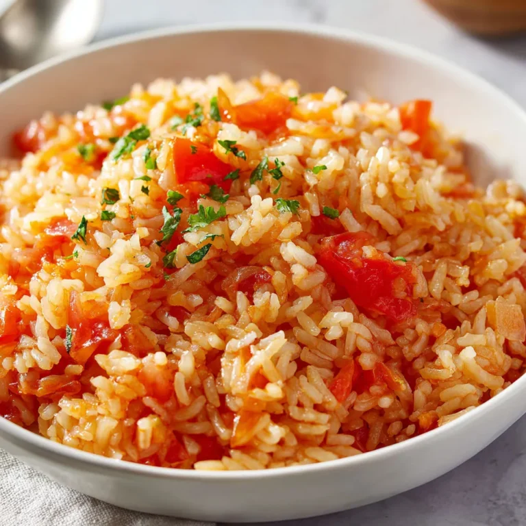 Délicieux riz tomate à l'ancienne: recette traditionnelle facile