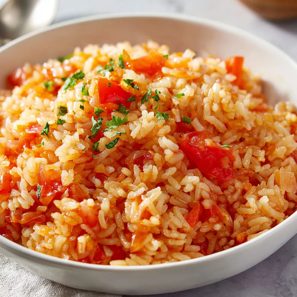 Délicieux riz tomate à l'ancienne: recette traditionnelle facile