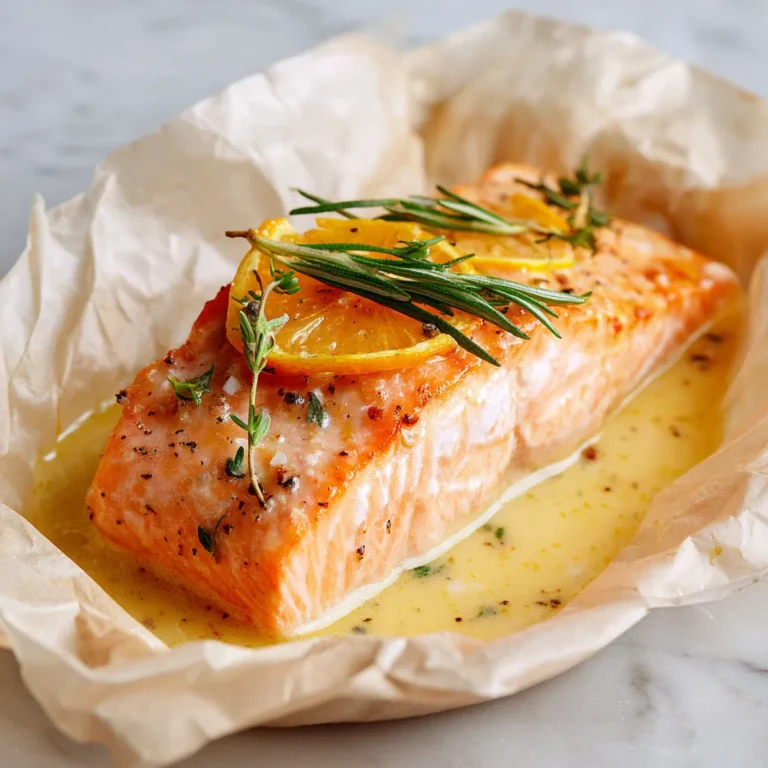 Délicieux saumon en papillote aux saveurs d'agrumes succulentes