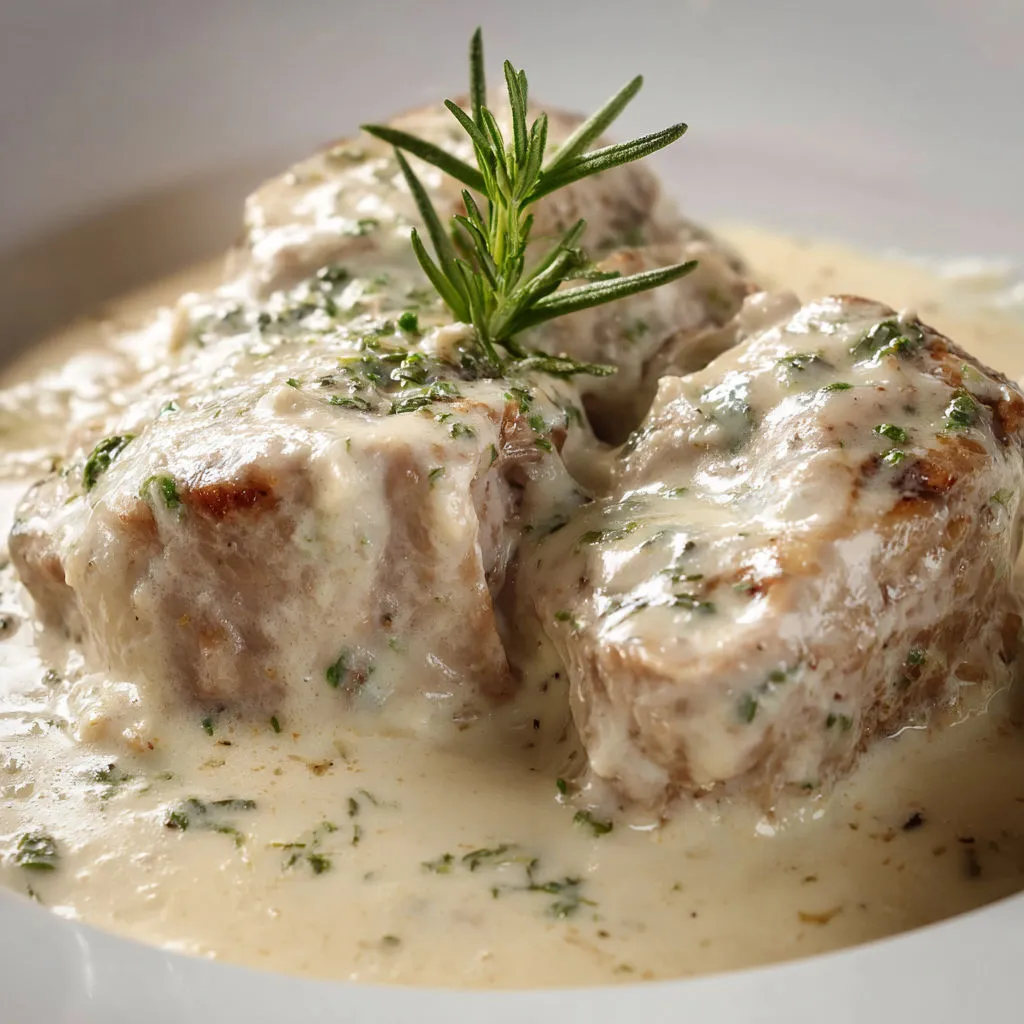 Délicieux tournedos de bœuf à la crème fondante
