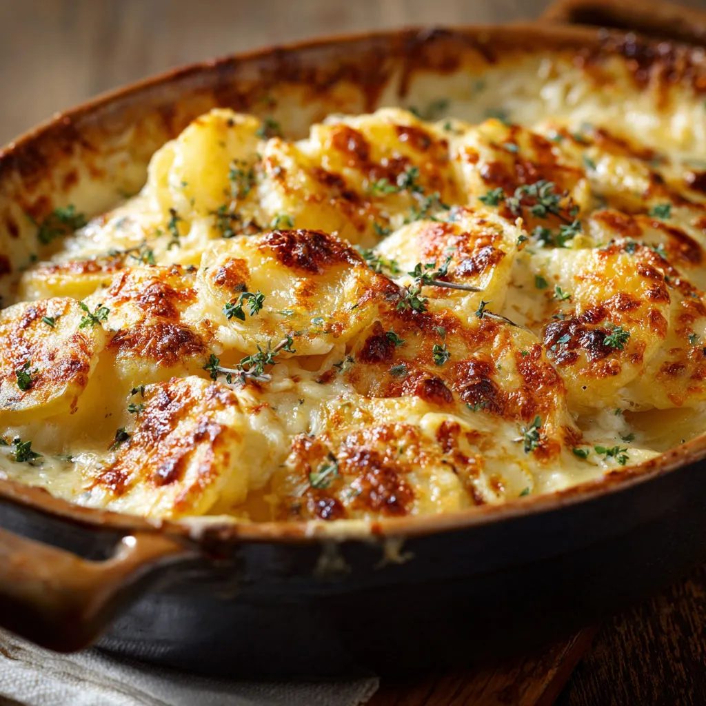 Gratin de Pommes de Terre au Fromage Emmental