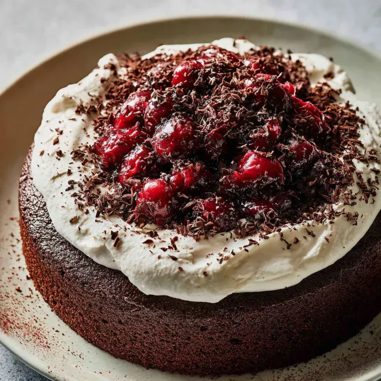 Gâteau forêt-noire facile et délicieux