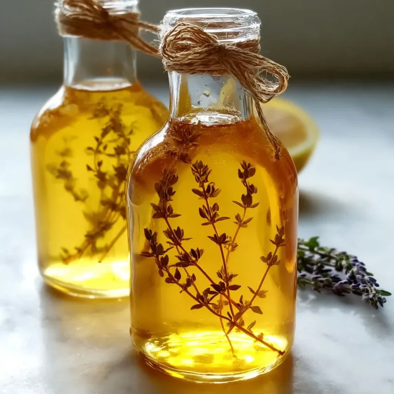 Recette de Sirop de Thym Maison Délicieux
