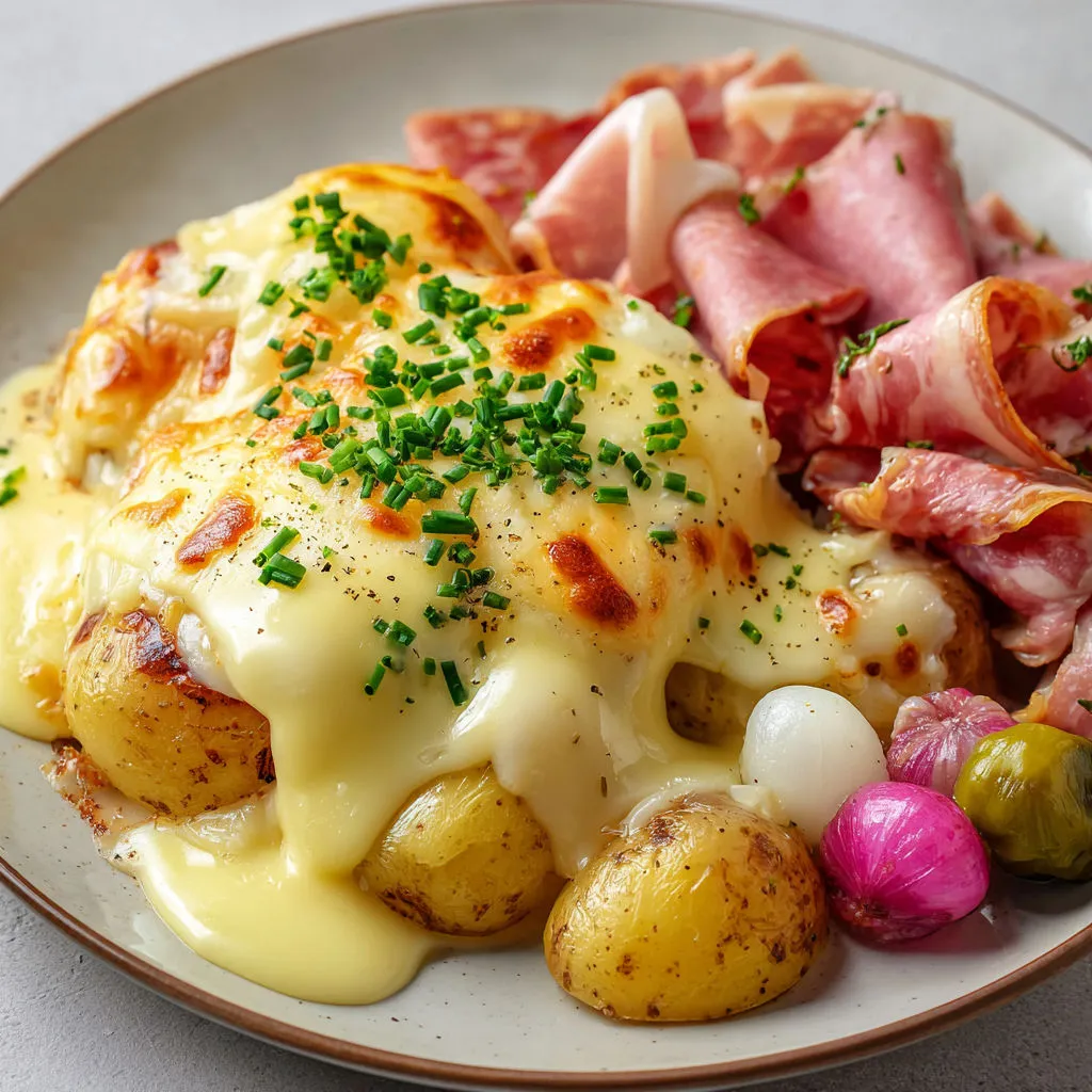 Recette Raclette Savoureuse Fromage et Charcuterie