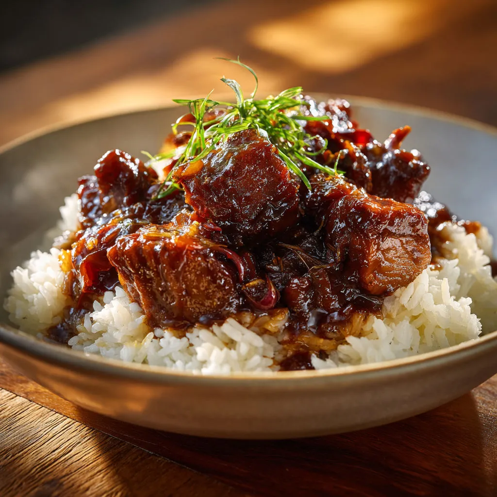 Recette savoureuse de Porc caramélisé fait maison
