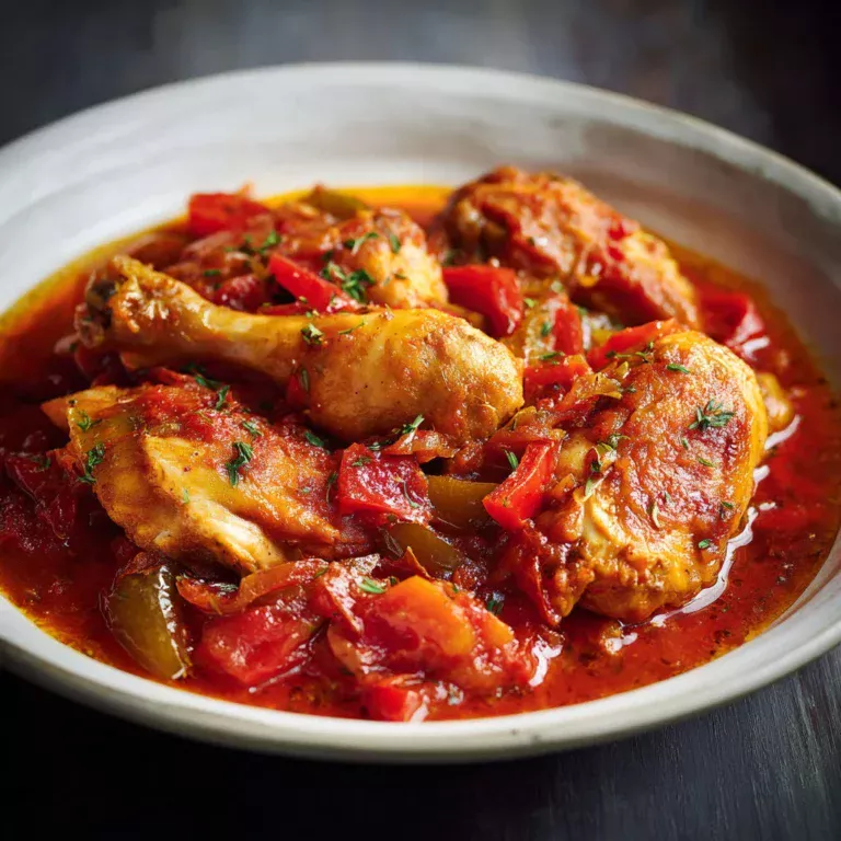 Recette savoureuse de poulet basquaise traditionnel